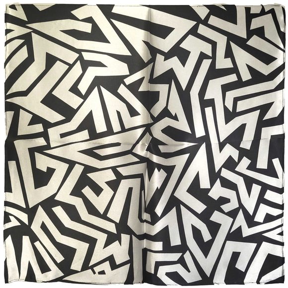 NWT Genuine 100% Mulberry Silk Satin Scarf 20"x20" Small Square Shawl 5415 - Picture 1 of 8